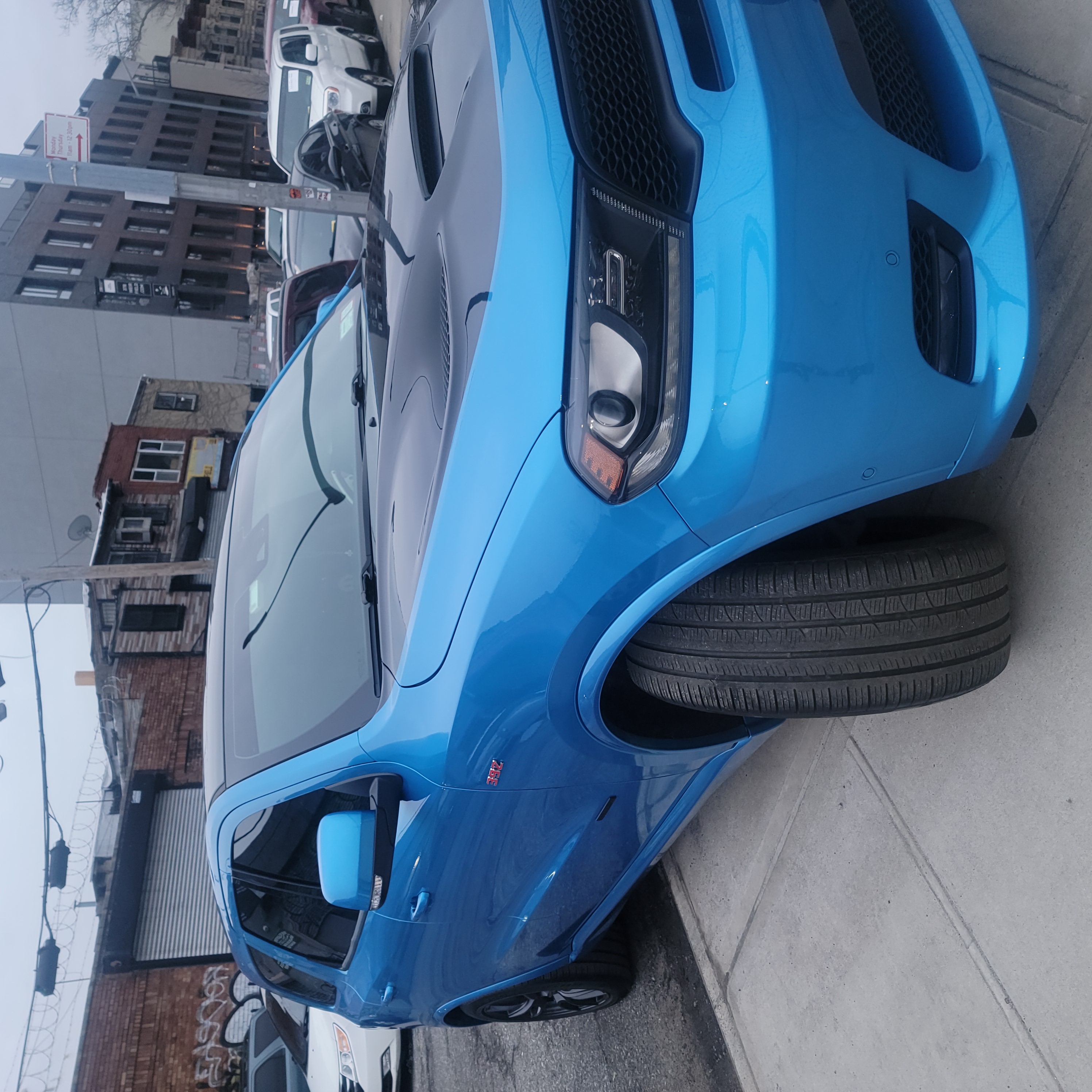 Light Blue Car Repair